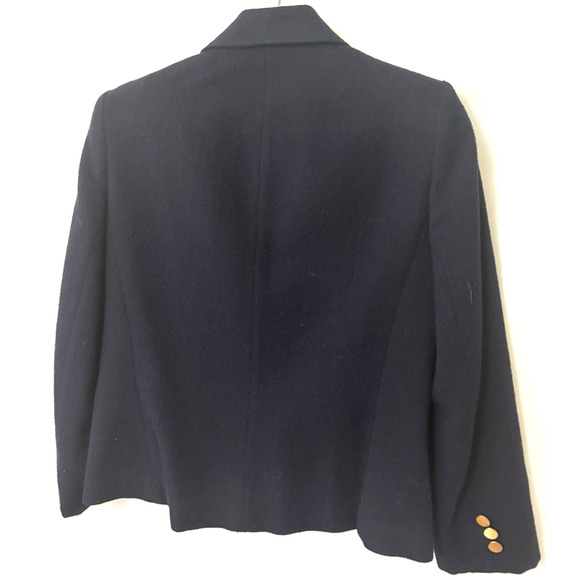 Women's "Raspini" One Bottom Suit Blue Navy Size 7/8 100% Pure Wool - Picture 3 of 10